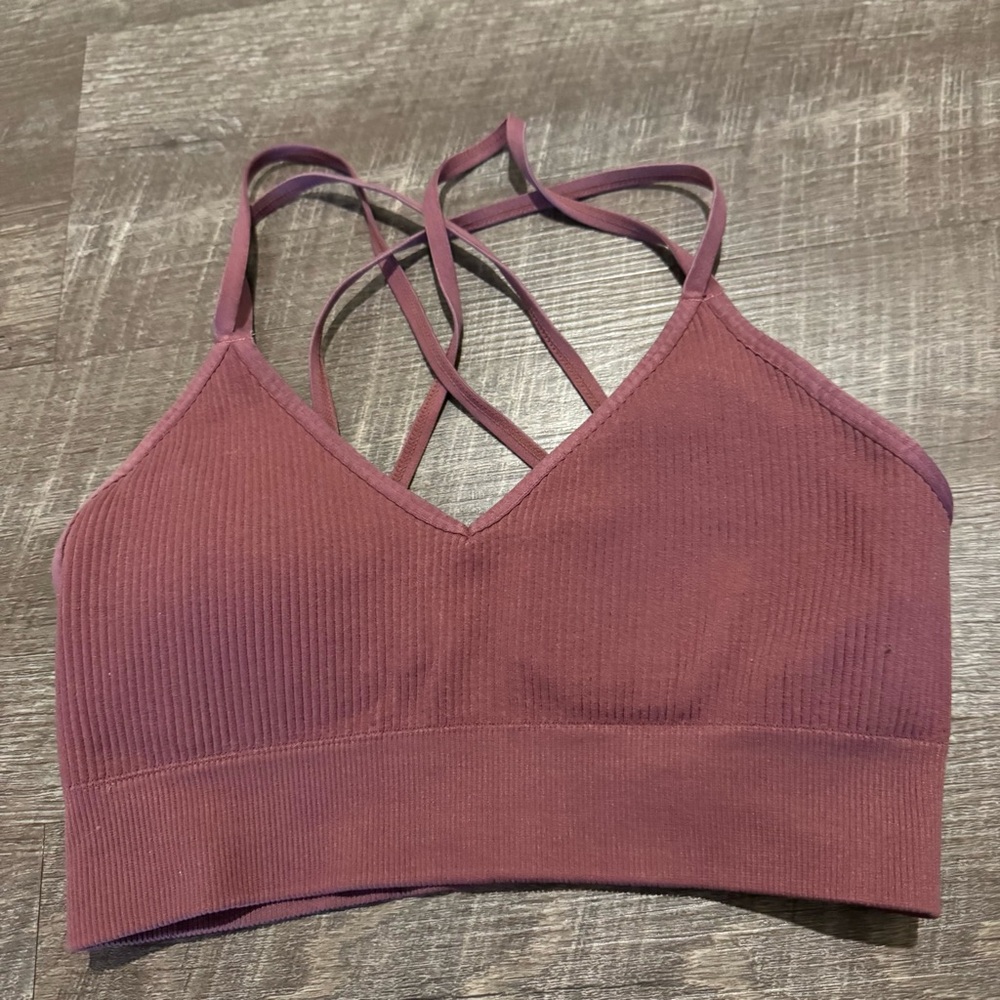 Aerie Mauve Sports Bra